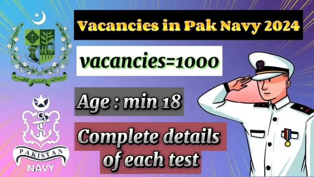 Pak Navy Jobs 2024